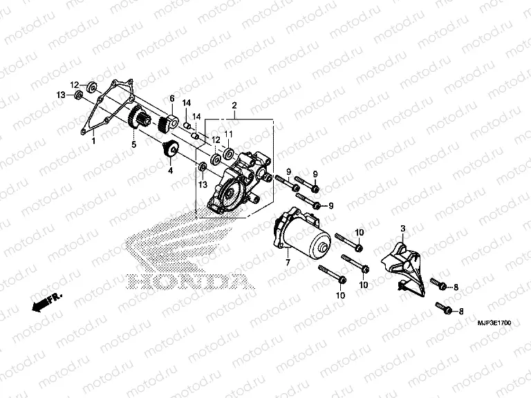 E-17 REDUCTION GEAR