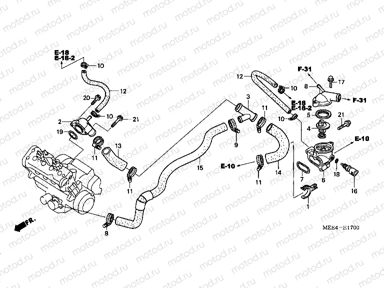 E-17 THERMOSTAT