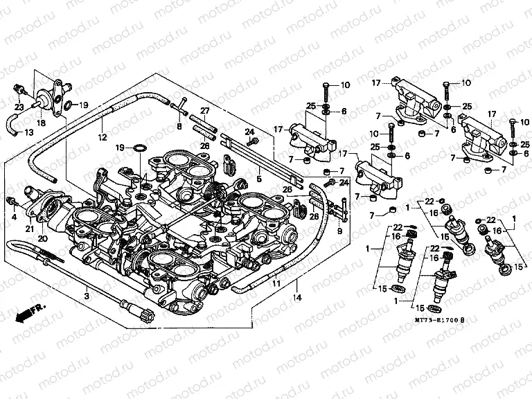 E-17 THROTTLE HOUSING