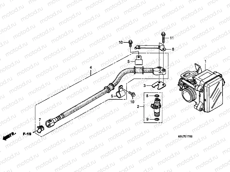 E-17 THROTTLE HOUSING