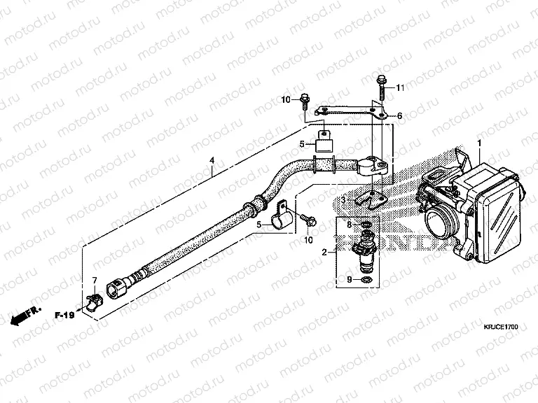 E-17 THROTTLE HOUSING