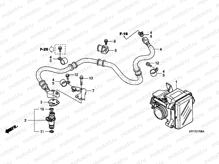 E-17 THROTTLE HOUSING