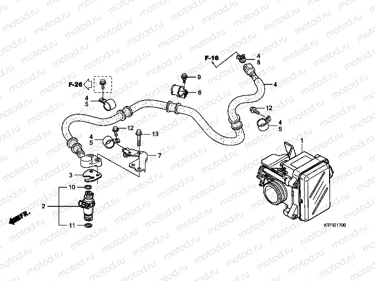E-17 THROTTLE HOUSING