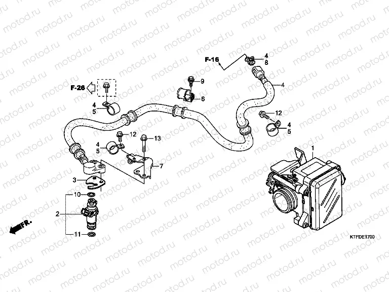 E-17 THROTTLE HOUSING