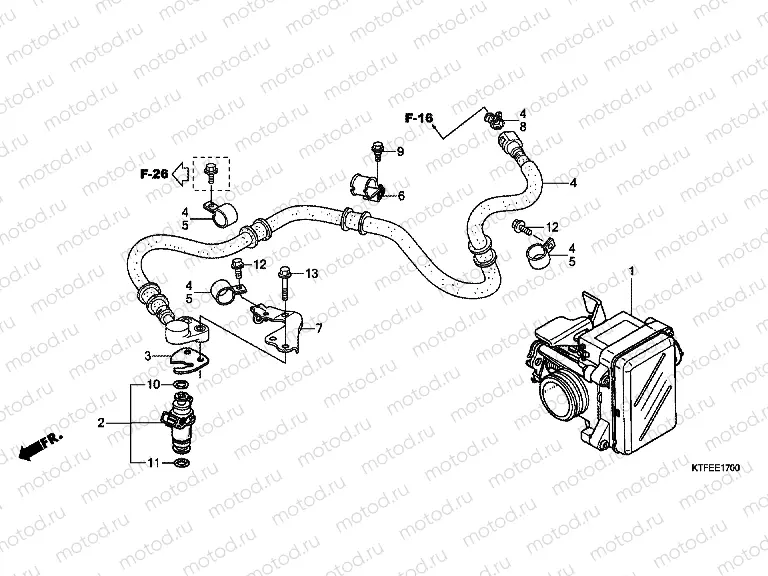 E-17 THROTTLE HOUSING