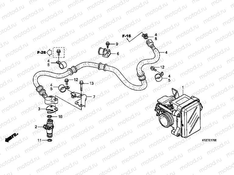 E-17 THROTTLE HOUSING