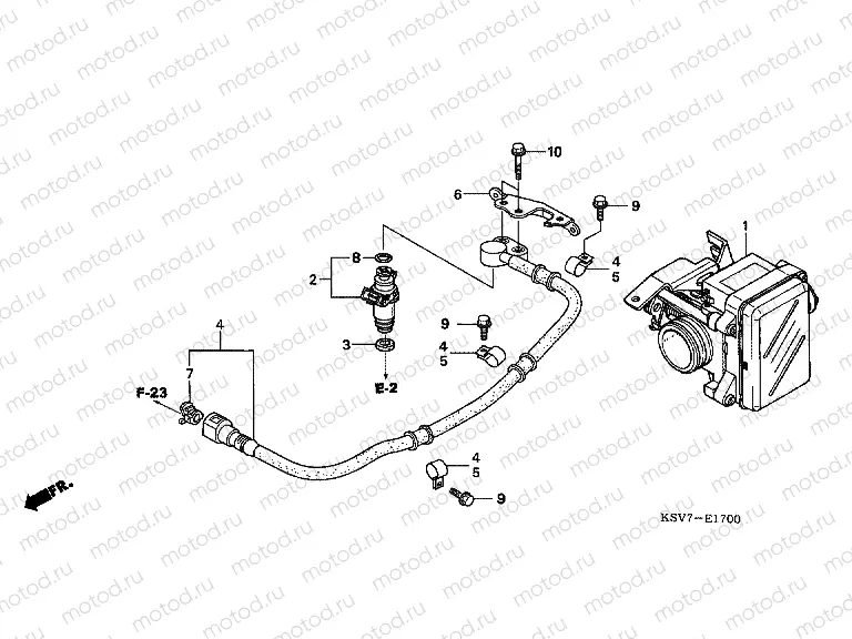 E-17 THROTTLE HOUSING