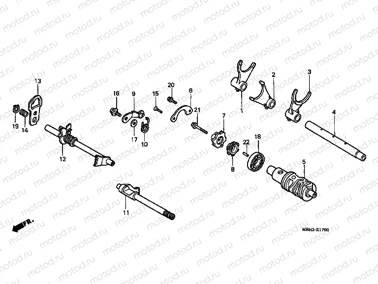 E-17 TRANSMISSION DRUM