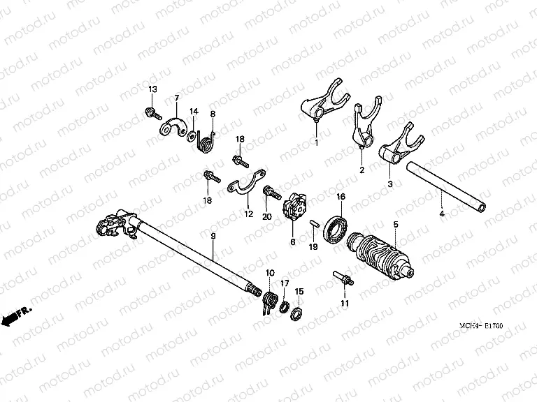 E-17 TRANSMISSION DRUM