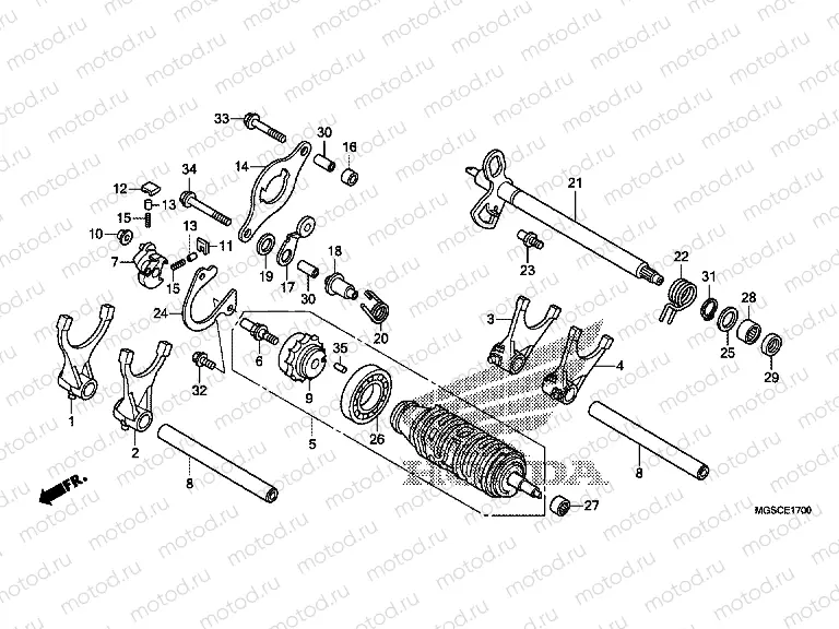 E-17 TRANSMISSION DRUM