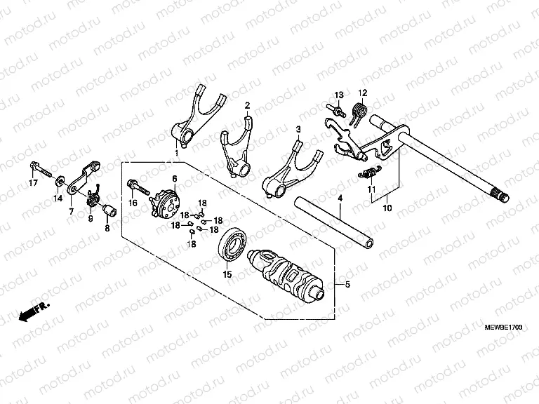 E-17 TRANSMISSION DRUM