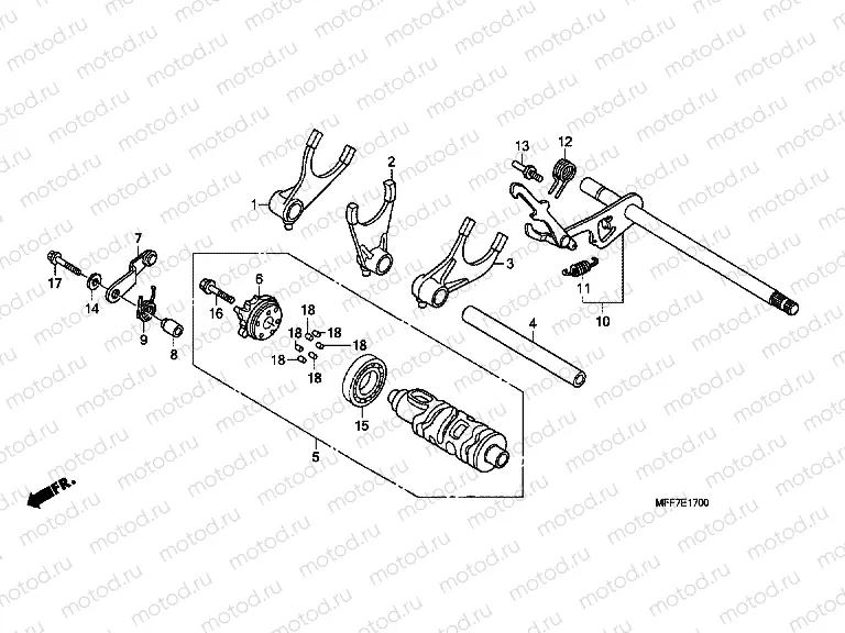 E-17 TRANSMISSION DRUM