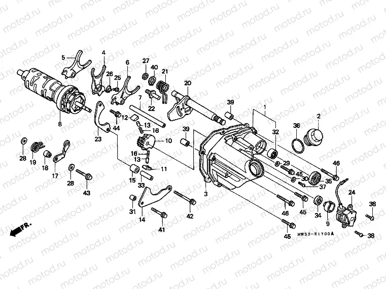 E-17 TRANSMISSION DRUM