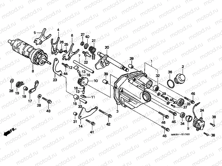 E-17 TRANSMISSION DRUM