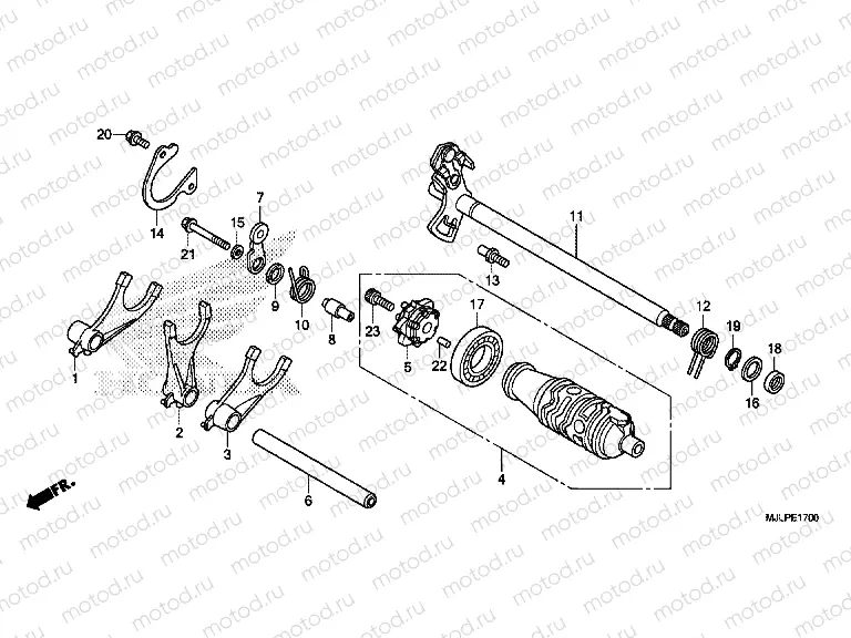 E-17 TRANSMISSION DRUM