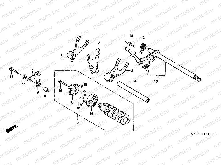 E-17 TRANSMISSION DRUM