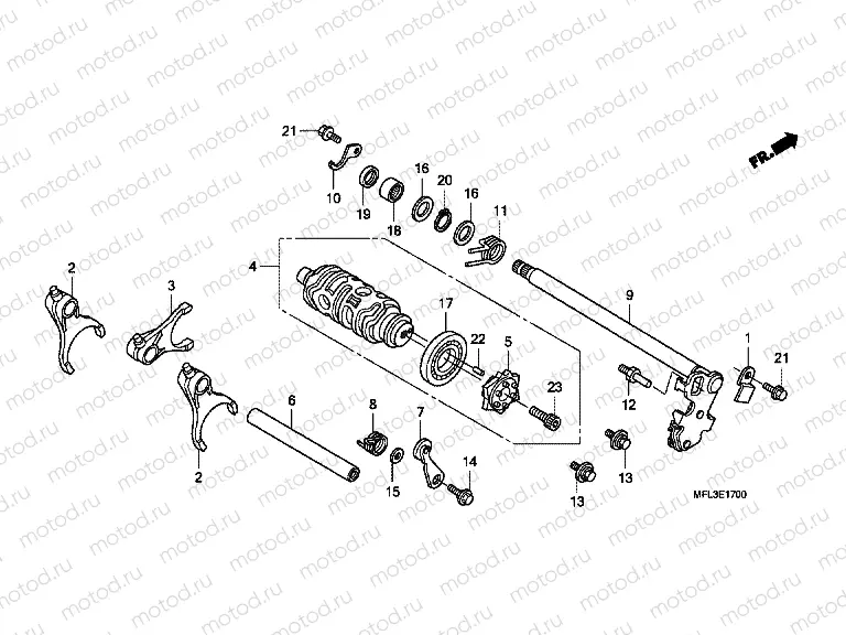 E-17 TRANSMISSION DRUM