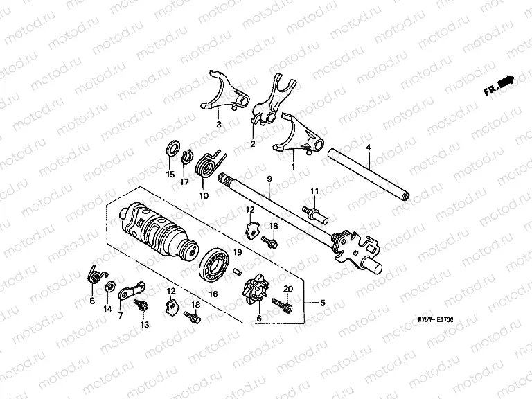 E-17 TRANSMISSION DRUM
