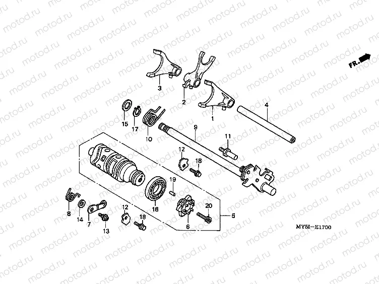 E-17 TRANSMISSION DRUM