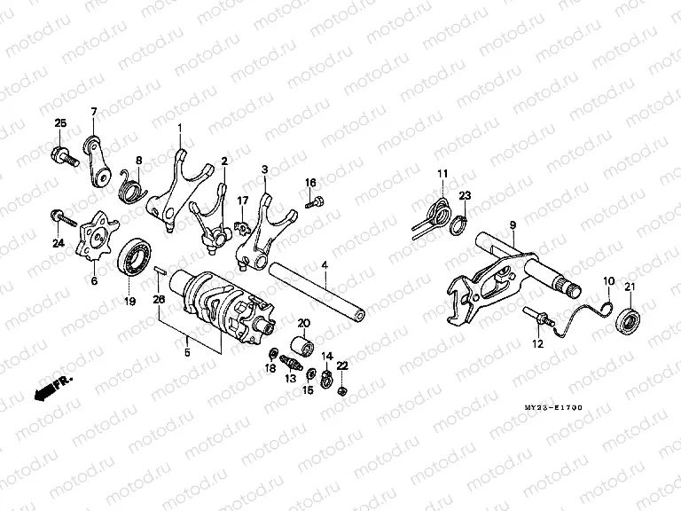 E-17 TRANSMISSION DRUM
