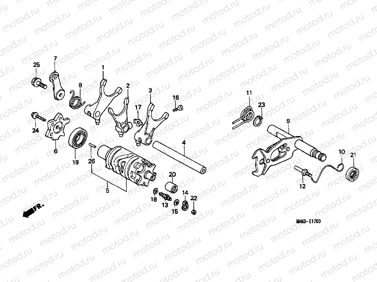 E-17 TRANSMISSION DRUM
