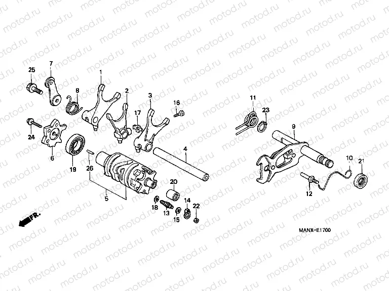 E-17 TRANSMISSION DRUM
