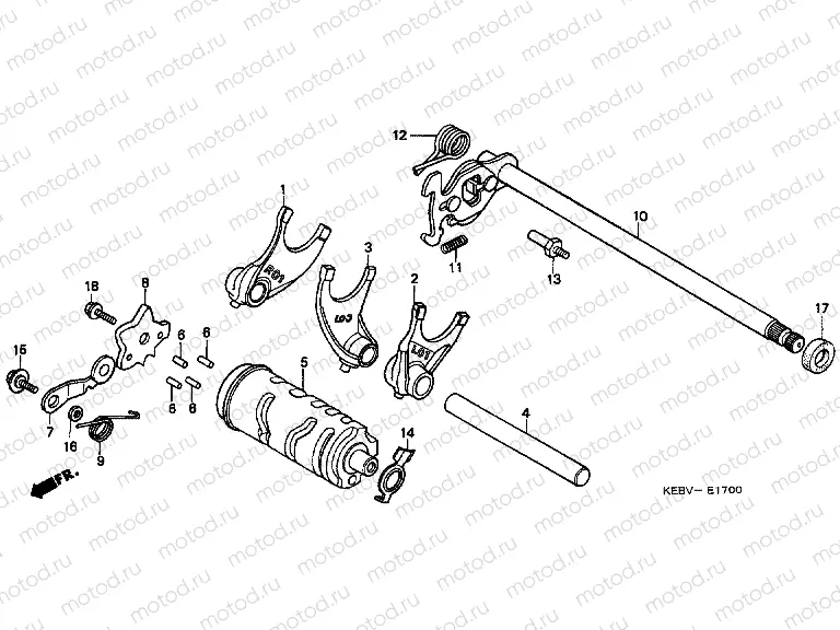 E-17 TRANSMISSION DRUM