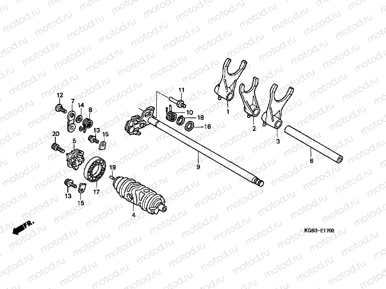 E-17 TRANSMISSION DRUM