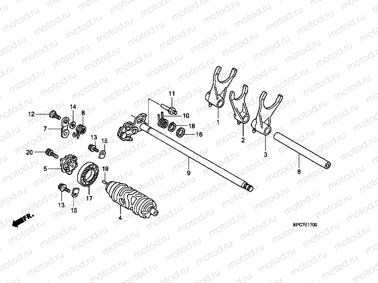 E-17 TRANSMISSION DRUM