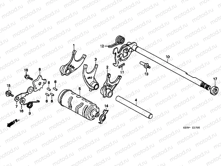 E-17 TRANSMISSION DRUM