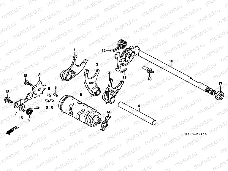 E-17 TRANSMISSION DRUM