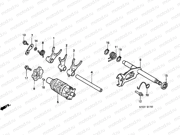 E-17 TRANSMISSION DRUM