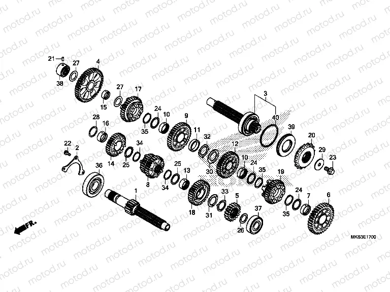 E-17 TRANSMISSION (MT)