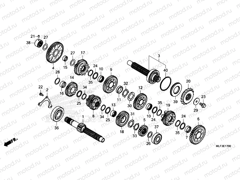 E-17 TRANSMISSION  NT1100A