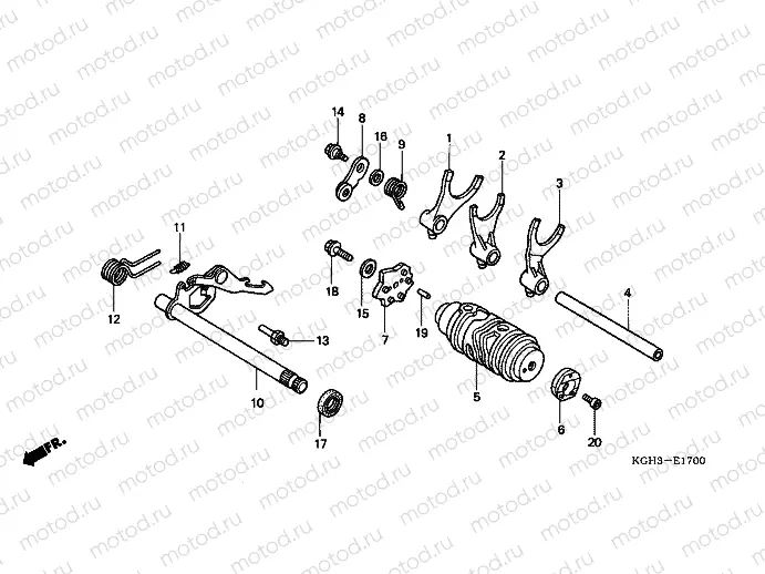 E-17 TRANSMISSION SWITCH