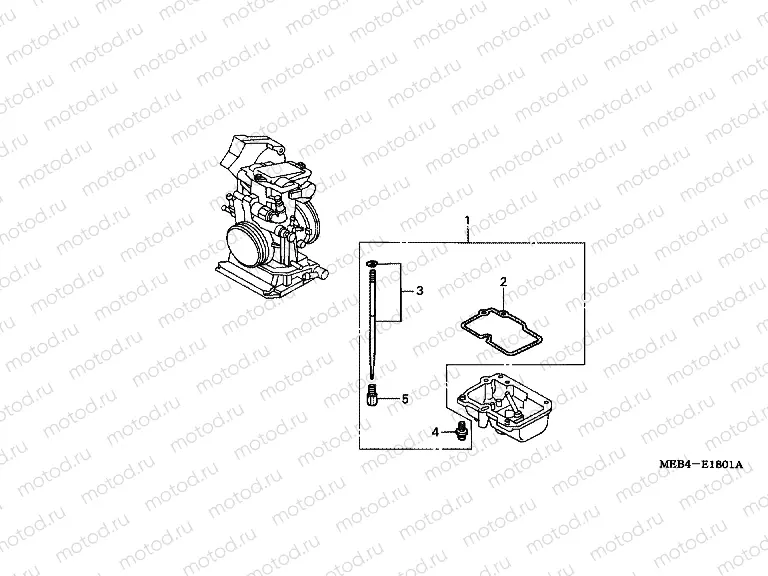 E-18-1 CARBURETOR OPTIONAL COMPLETE KIT