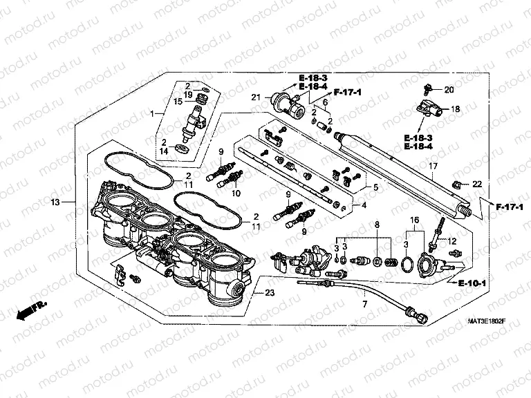 E-18-2 THROTTLE HOUSING