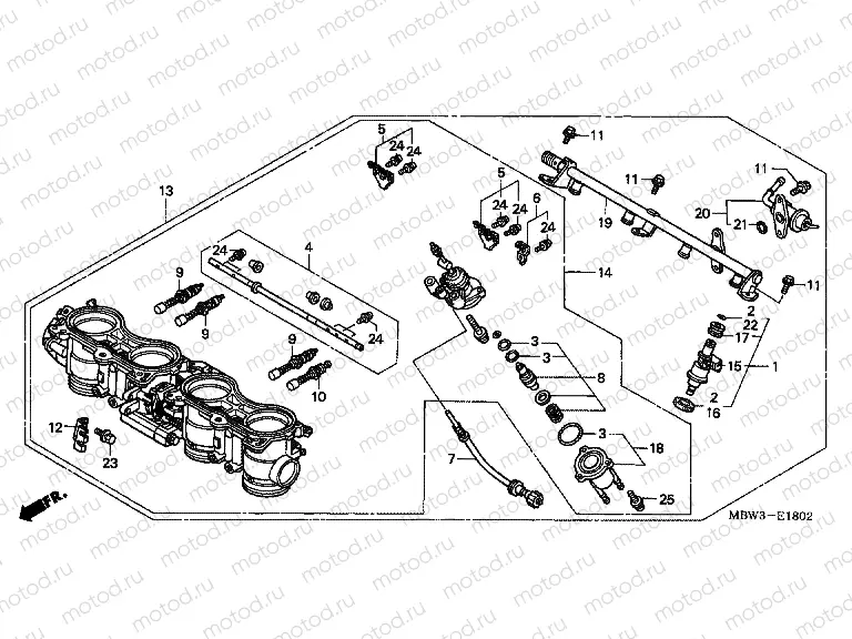 E-18-2 THROTTLE HOUSING