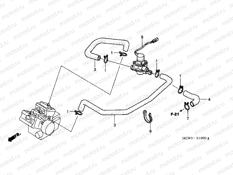 E-18 AIR BLOW CONT. VALVE