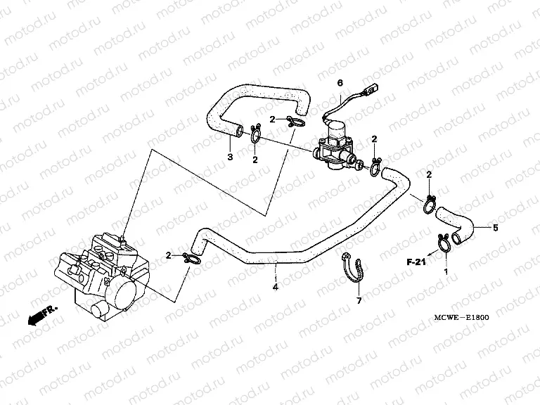 E-18 AIR CHARGER COMPRESSOR VALVE