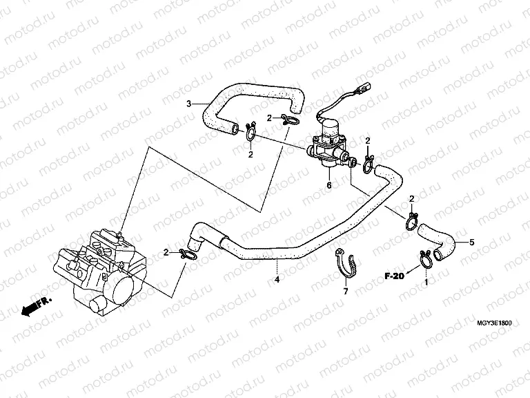 E-18 AIR CHARGER COMPRESSOR VALVE