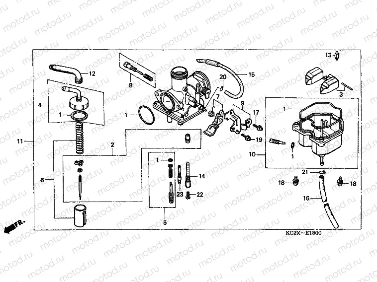E-18 CARBURETOR