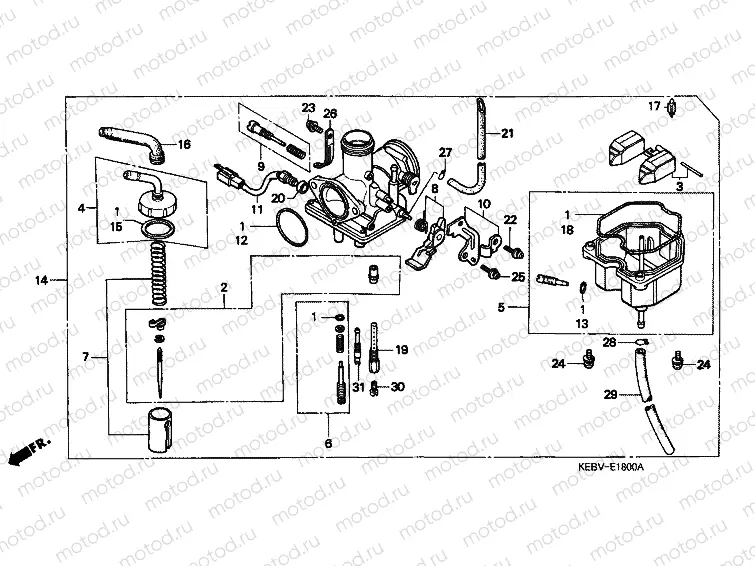 E-18 CARBURETOR