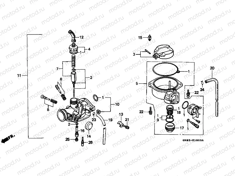 E-18 CARBURETOR