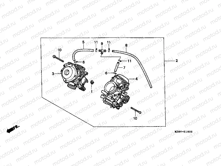 E-18 CARBURETOR (DOUBLE) (ED.)