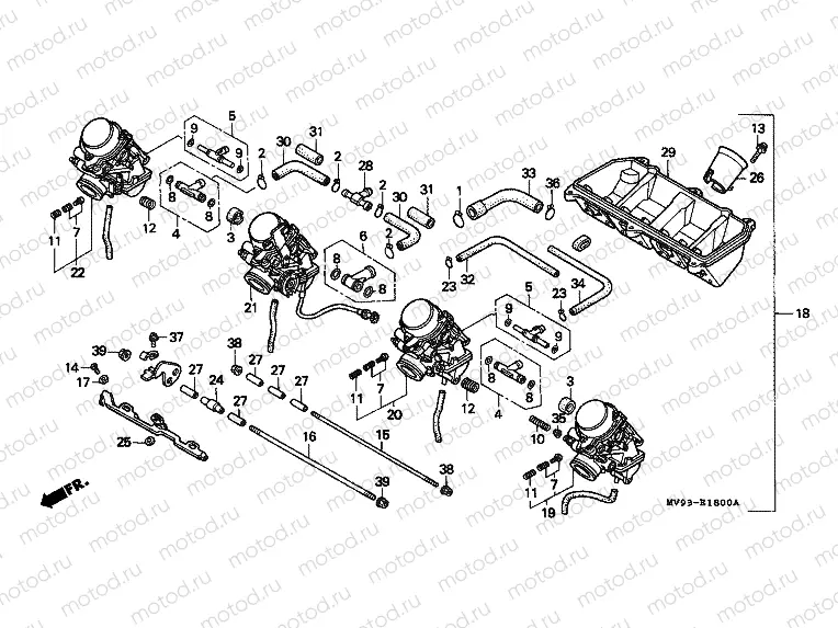 E-18 CARBURETOR INSTALLATION.