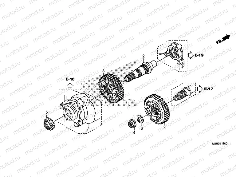E-18 MAIN GEAR