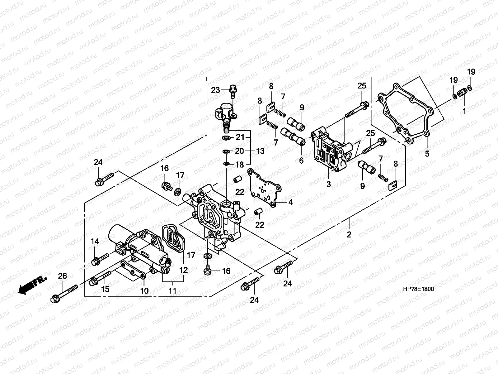 E-18 MAIN VALVE BODY