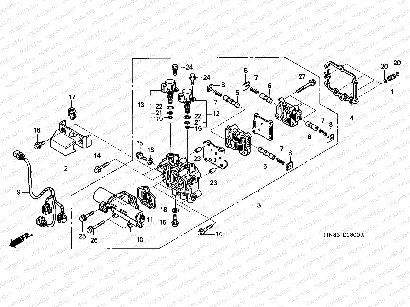E-18 MAIN VALVE BODY