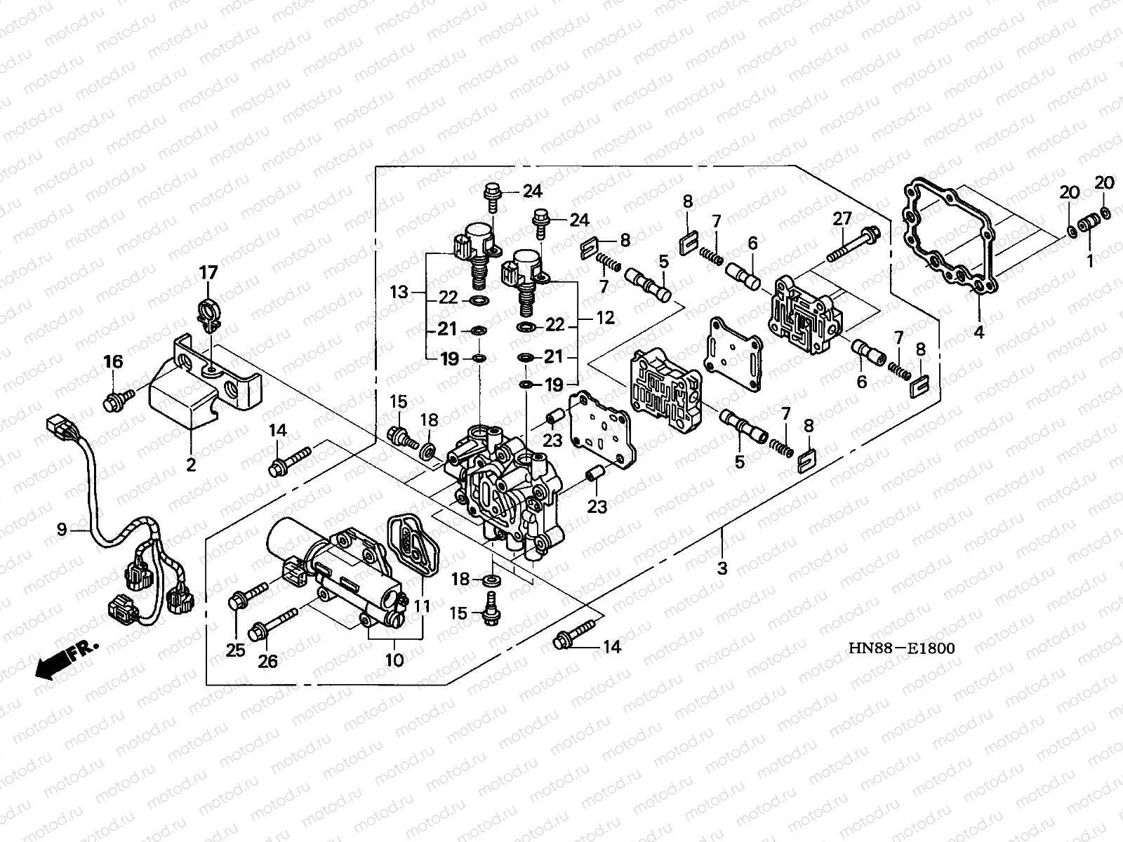 E-18 MAIN VALVE BODY